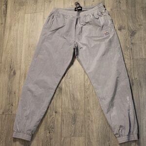 0389 The Crate Originals Gray Nylon Jogger Pants • Men’s L • Sport / Streetwear